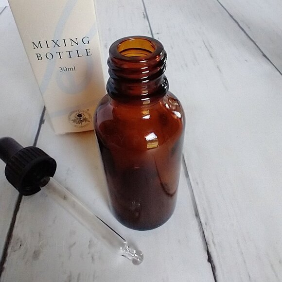 Bach Flower Essences Mixing Bottle 30ml Empty Amber Glass with Dropper Top New - Picture 7 of 8
